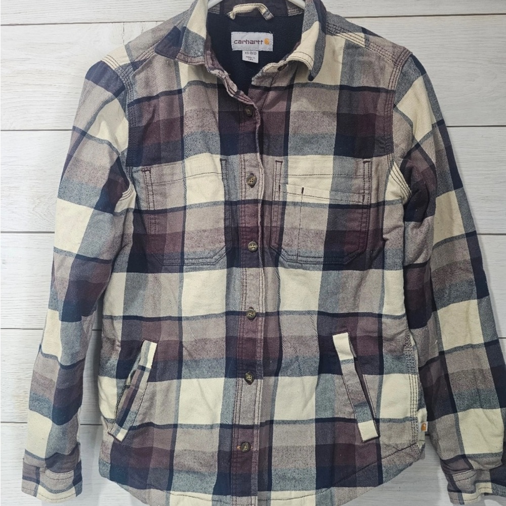 Carhartt fleece lined jacket